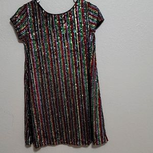 Girls L 10/12 Sequin Dress